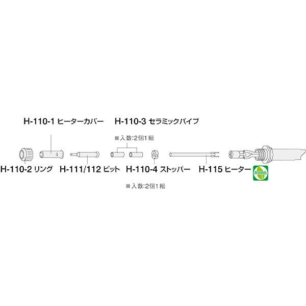 HOZAN（ホーザン） ヒーターカバー H-110-1