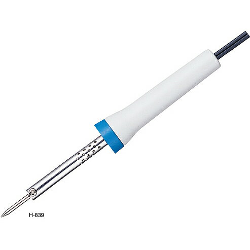 HOZAN(ホーザン)の一覧はこちら定格電圧・周波数：230V 50/60Hz消費電力(W)：35最高温度(度)：440標準ビット：H-834全長(mm)：212重量(g)：55JANCD:4962772748497【銀行振込・コンビニ決済】等前払い決済予定のお客様へ当商品は弊社在庫品ではなく、メーカー在庫品です。在庫確認後に注文確認を行い、お支払いのお願いを送信させて頂きます。休業日、14:00以降のご注文の場合は翌営業日に上記手続きを行います。お時間が掛かる場合がございます。