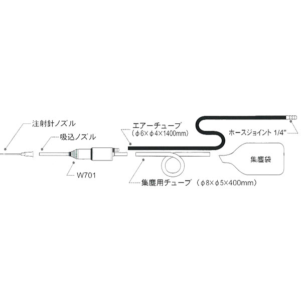 オオサワ:ペンシルタイプセット W701 ワンダーガン