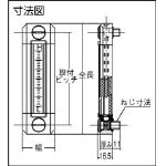 協和 耐熱・耐薬品性ネジ付オイルゲージ(1個) KHR120AM8 4082346