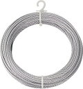 TRUSCO(トラスコ中山) メッキ付ワイヤーロープ Φ6mmX20m CWM-6S20