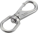 TRUSCO(トラスコ中山):スイベルスナップ ステンレス製 線径Φ5X開口12mm 1個入 TSS-2 オレンジブック 2750651