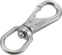 TRUSCO(トラスコ中山):スイベルスナップ ステンレス製 線径Φ7X開口14mm 1個入 TSS-3 オレンジブック 2750660
