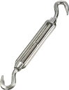 TRUSCO(トラスコ中山):ステン製枠式ターンバックル フック&フックタイプ ねじ径W5/16 TTB-8H オレンジブック 2750805