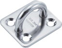 TRUSCO(トラスコ中山):アイプレート ステンレス製 9mm 1個入 TIP-9 オレンジブック 2751691