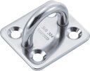 TRUSCO(トラスコ中山):アイプレート ステンレス製 12mm 1個入 TIP-12 オレンジブック 2751704