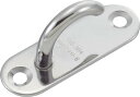 TRUSCO(トラスコ中山):ステンレスオープンパッドアイ (1個入) TOP-9 オレンジブック 2752026