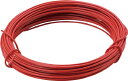TRUSCO(トラスコ中山) カラー針金小巻タイプ赤 20番手線径0.9mm×15m TCWS-09R