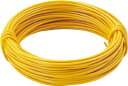 TRUSCO(トラスコ中山) カラー針金小巻タイプ黄 18番手線径1.2mm×10m TCWS-12Y