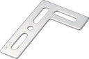 TRUSCO(トラスコ中山) ジョイント金具24型フラット クロム 寸法100X65 穴数4 TK24-FL3C