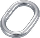 TRUSCO(トラスコ中山):楕円リンク ステンレス製 4mm 2個入 TOL-4 オレンジブック 3009301