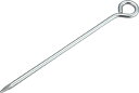 TRUSCO(トラスコ中山):ロープ止め丸型6×150mm ユニクロ (100本入) TRM-615-100P オレンジブック 4703057