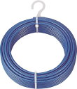 TRUSCO(トラスコ中山) メッキ付ワイヤロープ PVC被覆タイプ Φ2(3)mmX100m CWP-2S100
