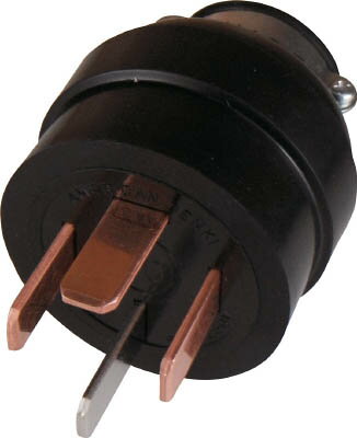 アメリカン電機:平刃形 ゴムプラグ 接地3P60A250V R562 オレンジブック 4429486 アメリカン電機:平刃形 ゴムプラグ 接地3P60A250V R562 オレンジブック 4429486