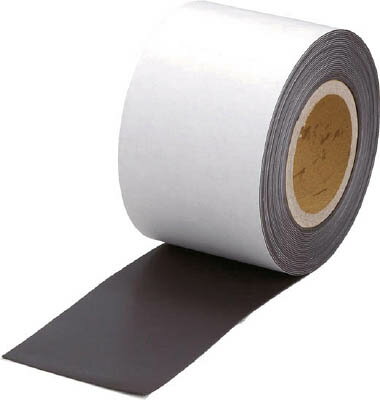 TRUSCO（トラスコ中山）:マグネットロール のり付 t1.5mmX巾25mmX10m TMGN15-25-10 オレンジブック 4158393