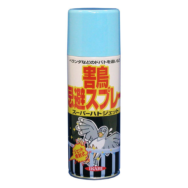 あす楽 イカリ消毒:スーパーハトジェット 420ml 4906015041136 鳩を寄せ付けない！鳩よけ 鳩対策 鳩撃退 205022