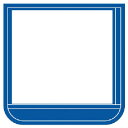 ユニット:ポケット胸章青 軟質ビニール 60×60mm 368-16 オレンジブック 7392656