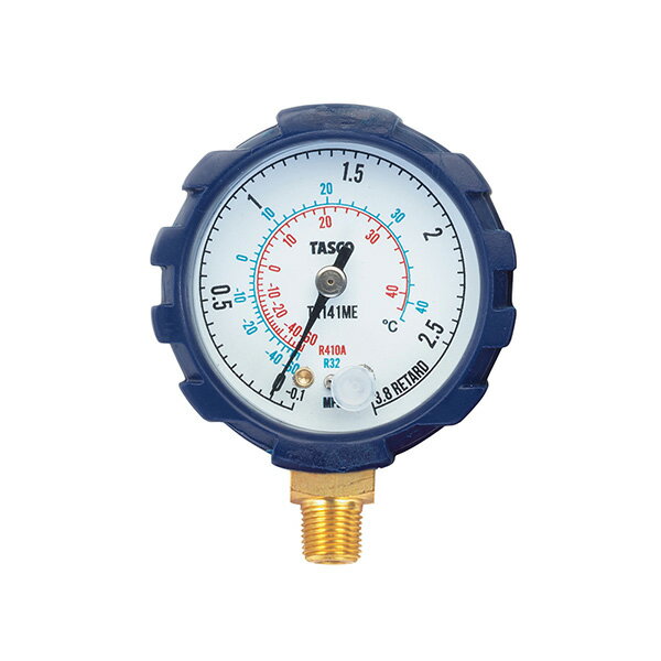 イチネンTASCO （タスコ）:ゲージ（低圧側） TA141ME 冷凍・空調工具 マニホールド