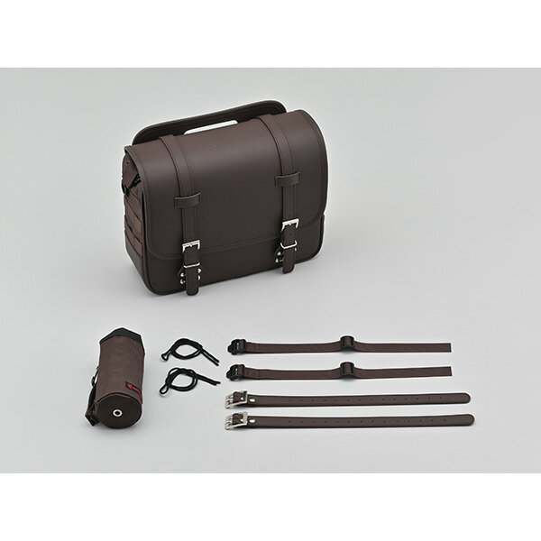 DAYTONA（デイトナ） HB DHS-57 サドルバッグ インナー防水 ブラウン 12L DHS(2)