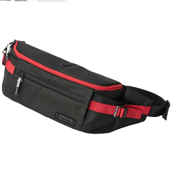 RSタイチ ウエストバッグ BLACK/RED 5L RSB285BK11