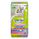 ユニ・チャーム デオトイレ複数ねこ用ふんわり香る消臭・抗菌シートナチュラルガーデンの香り 16枚