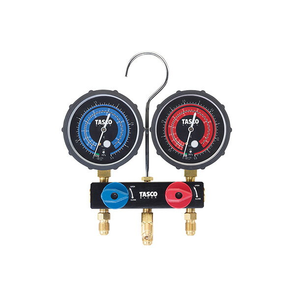 イチネンTASCO （タスコ） ボールバルブ式ゲージマニホールド TB122BA TASCO