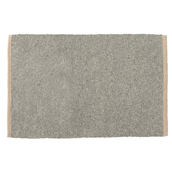 【地域制限有】【メーカー直送】東谷 マット グレー マット グレー ねずみ色 長方形 おしゃれ キッチン ブークレ生地 くすみカラー 玄関 無地 シンプル 四角 リビング もこもこ 北欧 モダン 小さめ