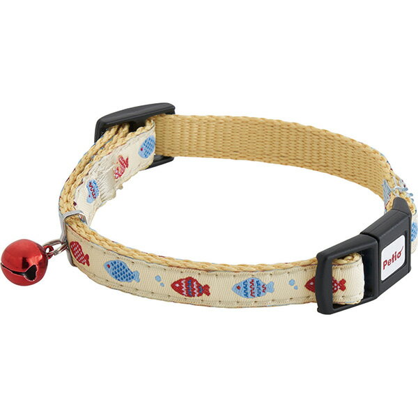 猫用首輪 CAT COLLAR サカナ クリーム W57887 犬猫用品 犬具
