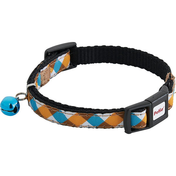 猫用首輪 CAT COLLAR チェック グリーン W57889 犬猫用品 犬具