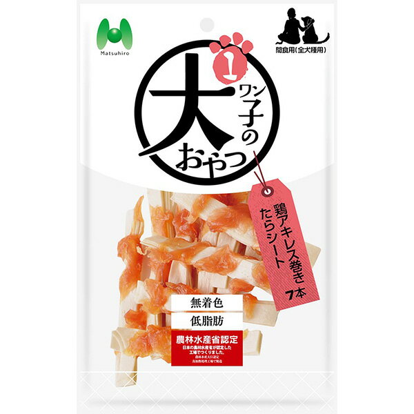 商品特徴鶏スジをタンパク豊富なたらに巻きました原材料(成分)鶏すじ、でん粉類、タラ、グリセリン、プロピレングリコール、食塩、保存料(ソルビン酸K)保証成分粗タンパク質25.0％以上、粗脂肪2.0％以上、粗繊維0.5％以下、粗灰分4.0％以下、水分26.0％以下エネルギー254kcal/100g原産国または製造地中国【商品サイズ】縦(mm)　145横(mm)　230高さ(mm)　20【商品重量】重量(g)　35JANCD:4573533702032【銀行振込・コンビニ決済】等前払い決済予定のお客様へ当商品は弊社在庫品ではなく、メーカー在庫品です。在庫確認後に注文確認を行い、お支払いのお願いを送信させて頂きます。休業日、14:00以降のご注文の場合は翌営業日に上記手続きを行います。お時間が掛かる場合がございます。