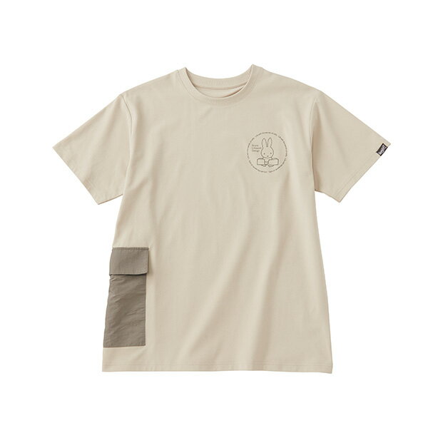 ミッフィーワーク防虫プリントTシャツ　3Lサイズ　ベージュ 95188