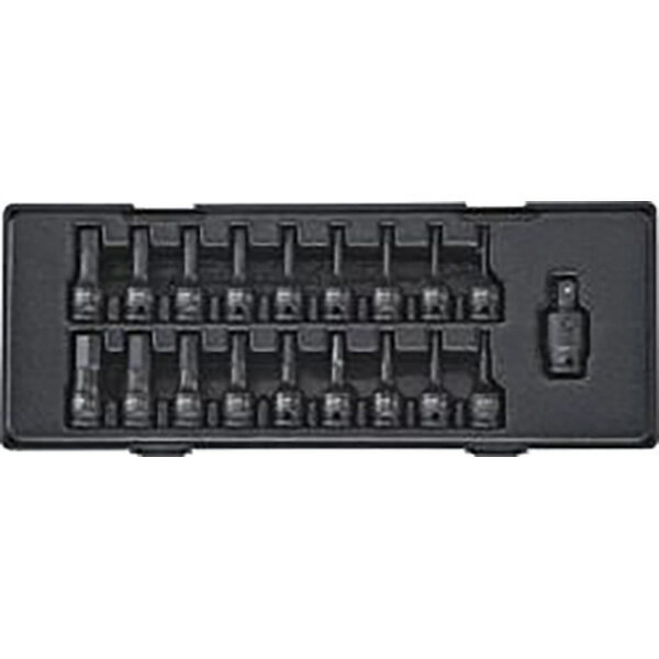 9.5mm　19PCS　インパクトビットソケットセット JTCK3191 工具箱 工具セット 整理用品 自動車