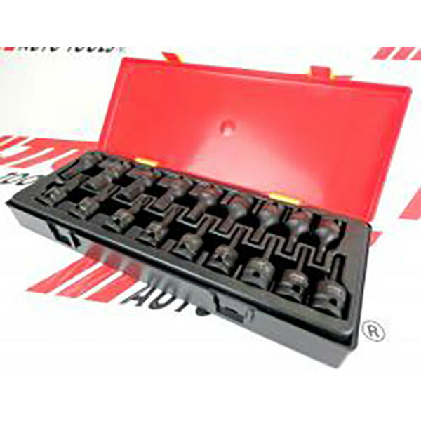 12.7mm　18PCS　インパクトビットソケットセット JTCK4181 工具箱 工具セット 整理用品 自動車 3