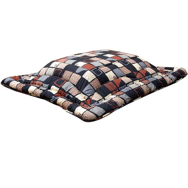あかね ブラック 205×205cm 1160280030103【メーカー直送品】 日本製 こたつ布団 ...