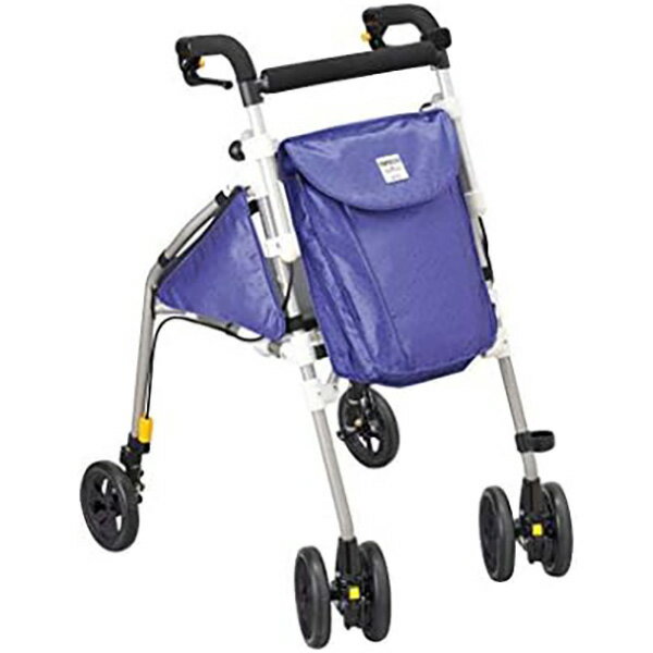 Rakuten - ウィズワン:ピウプレストマムBポイントネイビー PPM-BPN【メーカー直送品】 おしゃれ 4輪 高齢者 折りたたみ スーパー 大容量 軽い 買い物キャリー 前押し