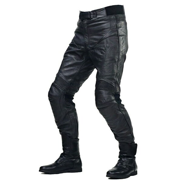 商品詳細【カラー展開】■カラー：A. ブラック【サイズ展開】■サイズ：[メンズ]M、L、LL、XL、MB、LB、LLB、XLB【素材】■素材：●表地/牛革●裏地/ポリエステル100％商品特徴・ジーンズスタイルで気軽にフィット、タウンユースにも・フロント側には足首まで1枚革を贅沢に使用し強度も抜群・しなやかで柔らかいソフトレザーで履き心地も抜群サイズ表※ 当店では独自の採寸方法で計測しております。取り扱いのある商品の特性上、測定したサイズとお買い上げいただきました商品に1から2センチの差異がある場合もございます。サイズにご不明な点がある場合は各ページのカート付近にある「商品についてのお問い合わせ」よりご質問ください。サイズ ウエスト(cm) ヒップ(cm) 股下(cm)M809872L8410273LL8810674XL9211075MB9211072LB9611473LLB10011874XLB10412275※目安としての製品仕上がりサイズです(単位cm)JANCD:4562391129440【銀行振込・コンビニ決済】等前払い決済予定のお客様へ当商品は弊社在庫品ではなく、メーカー在庫品です。在庫確認後に注文確認を行い、お支払いのお願いを送信させて頂きます。休業日、14:00以降のご注文の場合は翌営業日に上記手続きを行います。お時間が掛かる場合がございます。