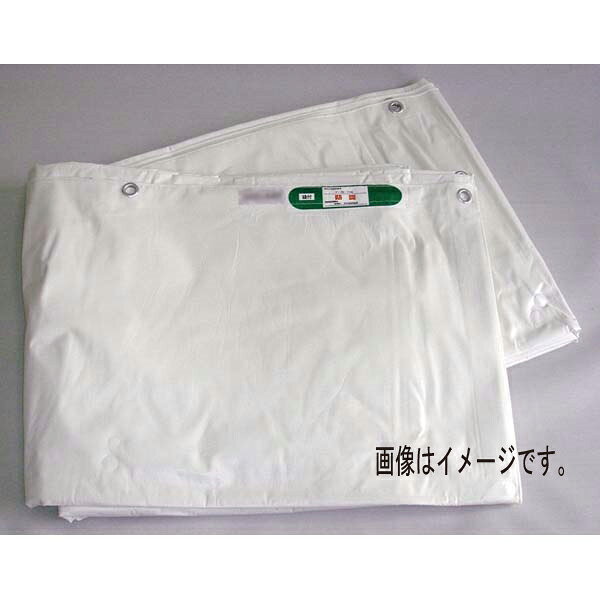 WING ACE:IM白防炎シート5.4×7.2 FR-5472【メーカー直送品】 熱田資材 WING ACE ウ...