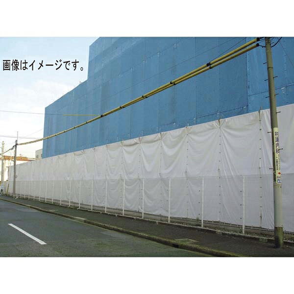 WING ACE:IM白防炎シート5.4×7.2 FR-5472【メーカー直送品】 熱田資材 WING ACE ウ...