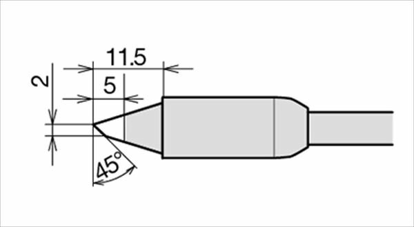 goot（グート）（太陽電機産業）:替こて先 RX-85GAS用 RX-85HRT-2BC こて先 RX-85GAS RX-852 RX-85HRT-2BC