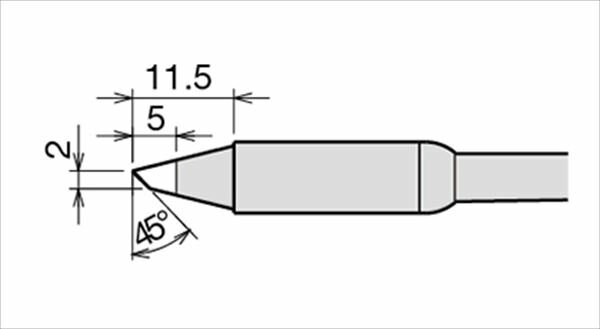 goot（グート）（太陽電機産業）:替こて先 RX-85GAS用 RX-85HSRT-2BC こて先 RX-85GAS RX-852 RX-85HSRT-2BC