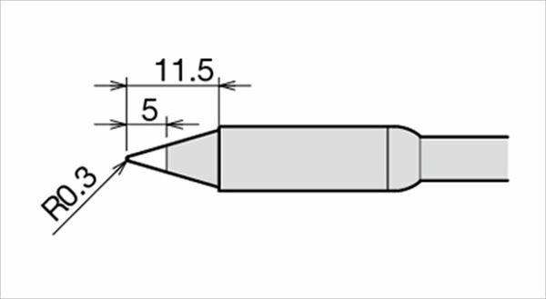 goot（グート）（太陽電機産業）:替こて先 RX-85GAS用 RX-85HSRT-B こて先 RX-85GAS RX-852 RX-85HSRT-B