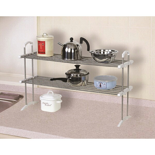 平安伸銅:伸縮ステンレス整理棚 TOS-10 収納 キッチン用品 TOS-10