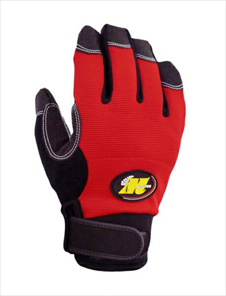 【メール便送料無料】ミエローブ 防水防寒手袋 Lサイズ（レッド） 1双 754