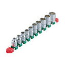KTC(京都機械工具) 12.7sq.ソケットセット(10コ組) 差込角12.7mm 6角 12角 TB410XE
