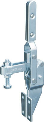 スーパーツール:下方押え型トグルクランプ（垂直ハンドル式）全長：294mm 締付力：3kN TDF41F トグルクランプ（下方押え型・垂直ハンドル式） （1台） オレンジブック 4906136