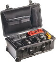 PELICAN:ミディアムケース 1510SC 559×351×229 1510SCBK オレンジブック 4318056