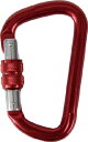 TRUSCO(トラスコ中山) ネジロック付カラビナ線径10.5 110 レッド TKNNL1111R(4)