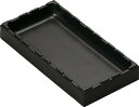 rose plastic ボックスタイプ 黒 外寸(mm)間口×奥行×高さ96×192×26.5 AQ-0104
