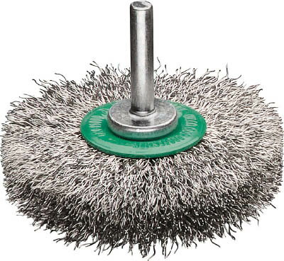 LESSMANN:軸付ホイルブラシ ステンレス 0.3 φ70 417362 オレンジブック 4839897