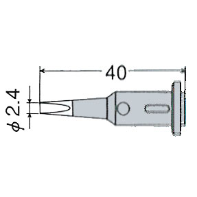 goot（グート）（太洋電機産業） 交換こて先 2.4D型 GP-501RT-2.4D GP-501RT-2.4D
